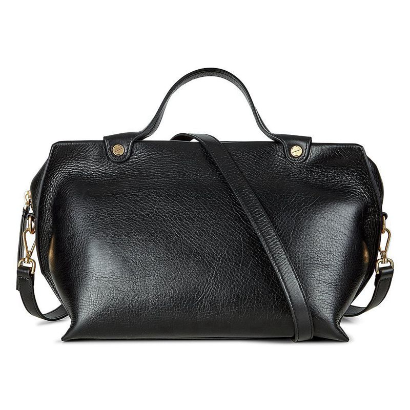 Women ECCO SCULPTURED - Shoulder-Bags Black - India FTSUNO074